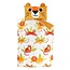 Polykatoen kinderdekbedovertrek Wild cat - 135x200 + 50x75 cm