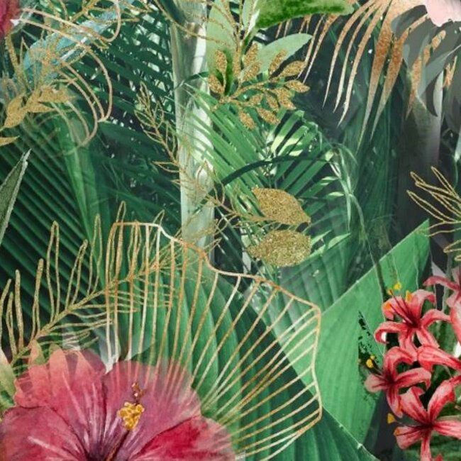 Katoen satijn dekbedovertrek Mentha