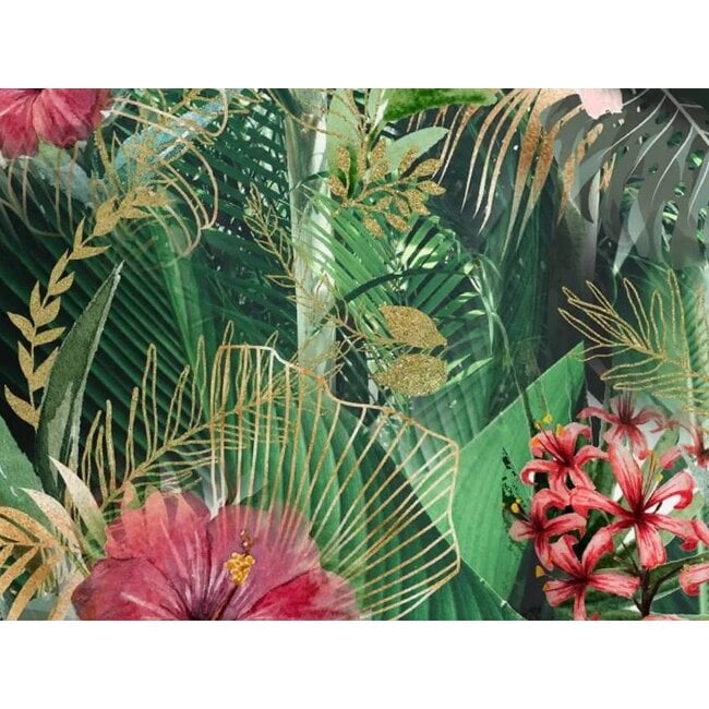 Katoen satijn dekbedovertrek Mentha