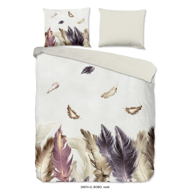 Katoen dekbedovertrek Bobo veren