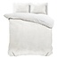 Velvet dekbedovertrek - Uni wit