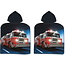 Sweet Home Badponcho met capuchon brandweerauto