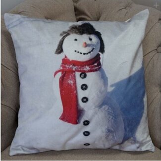 Studio Art Sierkussenhoes Sneeuwpop - 43 x 43 cm