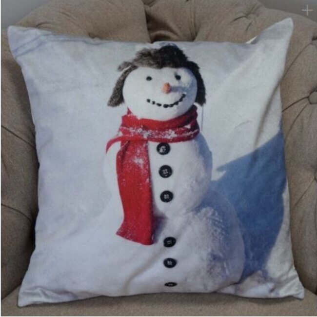 Sierkussenhoes Sneeuwpop - 43 x 43 cm