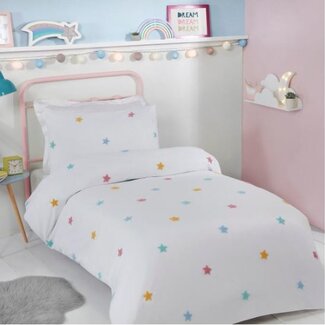 Sleepdown Microvezel dekbedovertrek Stars - eenpersoons