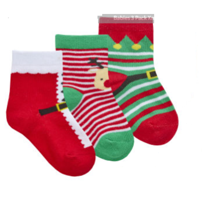 Baby & kinder kerst sokken - Xmas