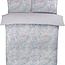 Microvezel dekbedovertrek Paisley teal - 1-persoons (135x200 + 50x75cm)