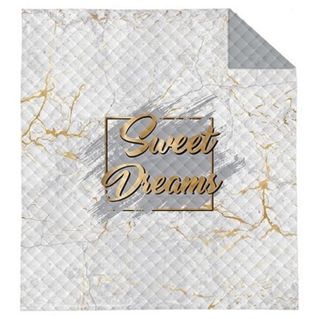 Bedsprei Sweet Dreams marmer look 220x240 cm