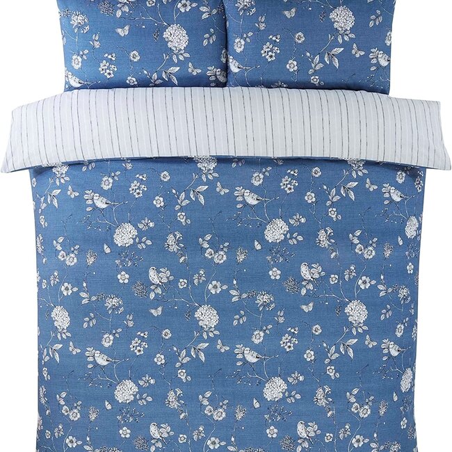 Polykatoen dekbedovertrek Toile blauw