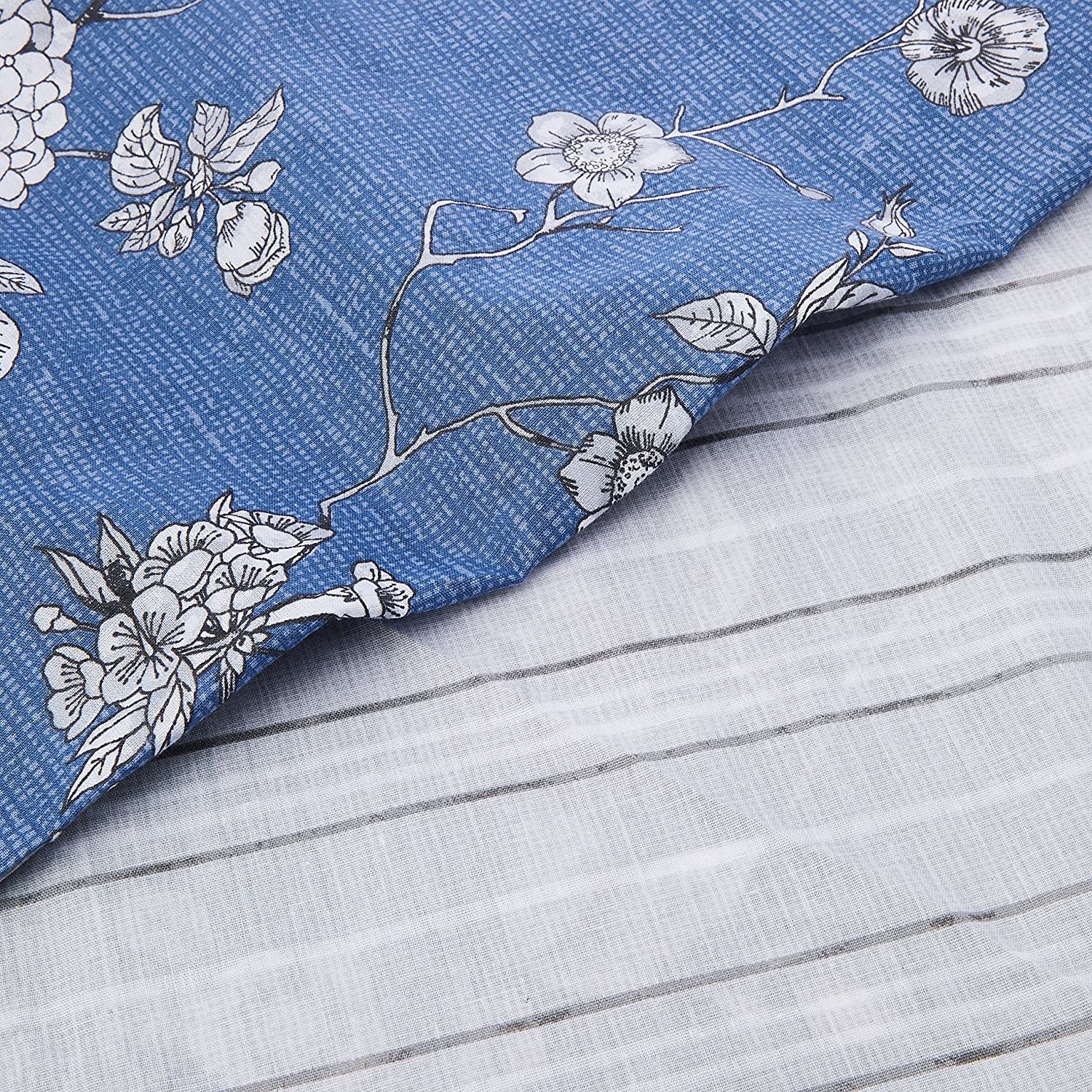 Finest Homeware dekbedovertrek Toile blauw - blended katoen