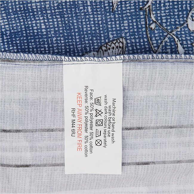 Polykatoen dekbedovertrek Toile blauw