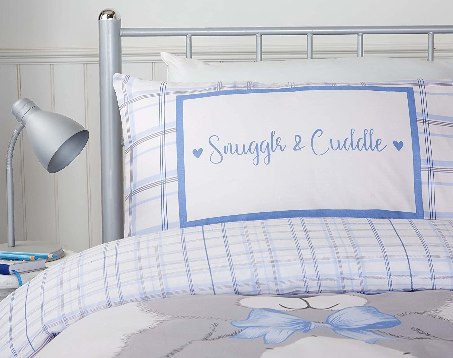 Studio Kids dekbedovertrek Snuggle & Cuddle - blauw - Eenpersoons
