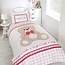 Studio Kids Polykatoen dekbedovertrek Snuggle & Cuddle  - rood - eenpersoons