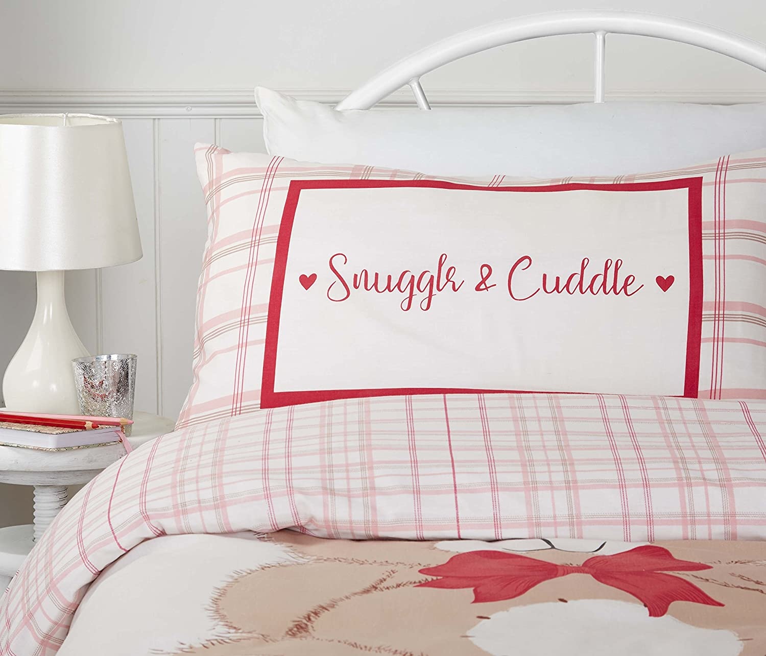 Studio Kids dekbedovertrek Snuggle & Cuddle - rood - Eenpersoons