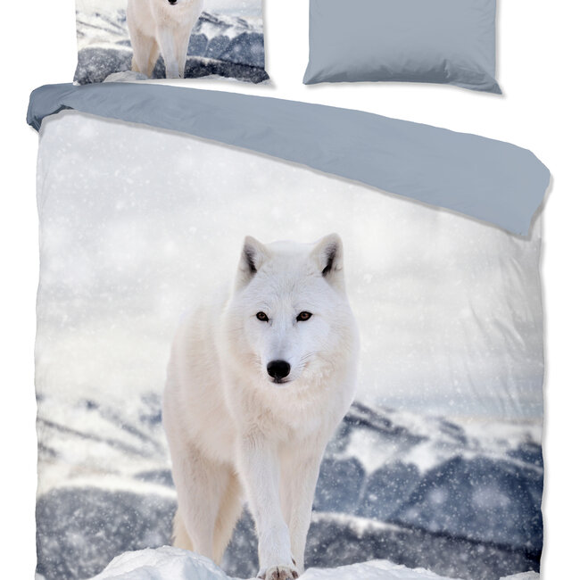 Microvezel dekbedovertrek white Fox