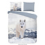 Microvezel dekbedovertrek white Fox
