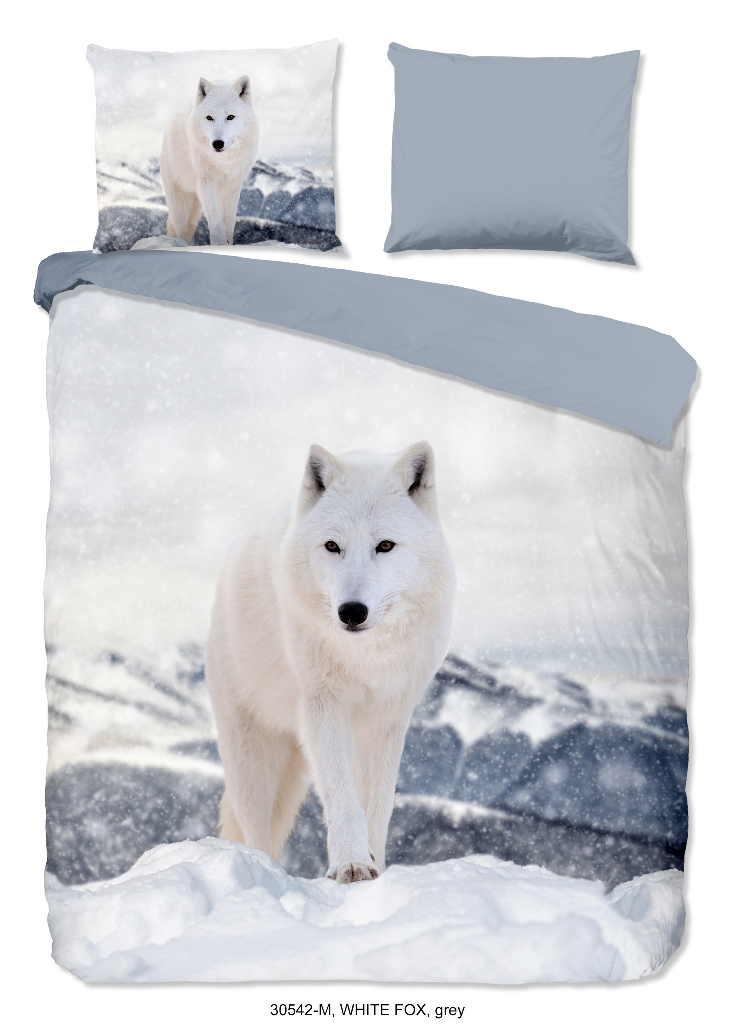 Pure dekbedovertrek white Fox - microvezel