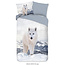 Microvezel dekbedovertrek white Fox