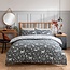 Sleepdown Polykatoen dekbedovertrek bosdieren grijs - 1-persoons (135x200 + 50x75cm)