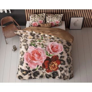 Dreamhouse Katoen dekbedovertrek Flower panter - eenpersoons