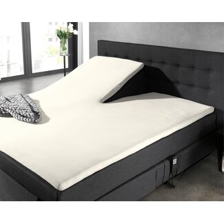 HSL Split topper hoeslaken - katoen - 160x220 cm