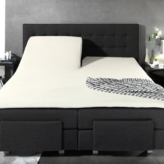 Dreamhouse Split topper hoeslaken katoen - Crème