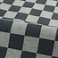 Theedoek Check Zwart