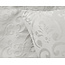 Velvet dekbedovertrek Sultan - embossed - wit - 140x220 + 60x70 cm