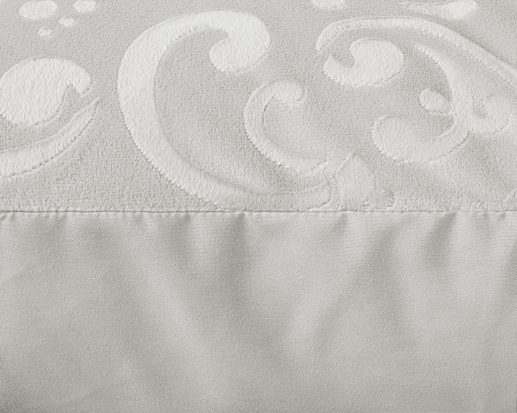 Sleeptime dekbedovertrek Sultan - embossed velvet - wit