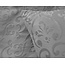 Velvet dekbedovertrek Sultan - embossed - grijs - eenpersoons