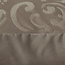 Velvet dekbedovertrek Sultan - embossed - taupe - 140x220 + 60x70cm