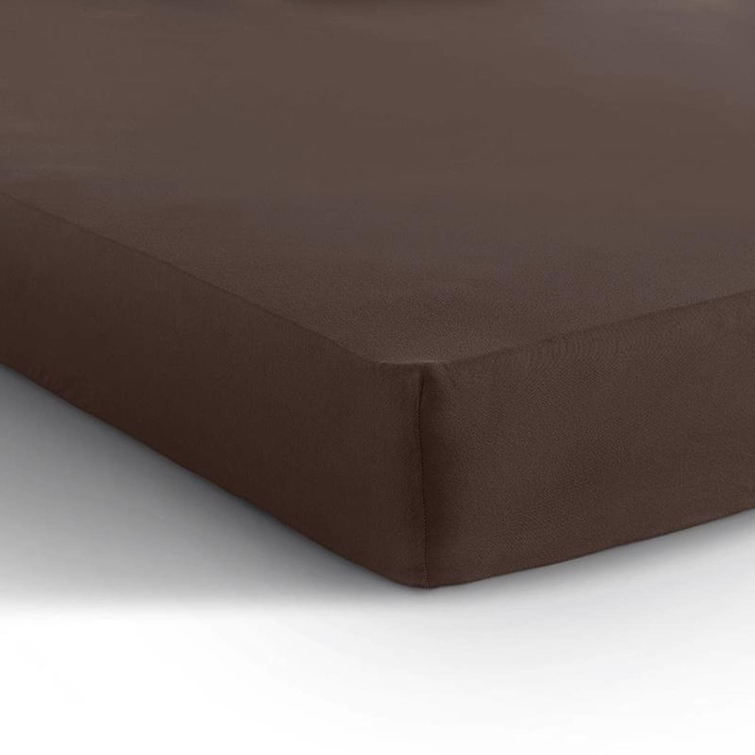 Hoeslaken - dubbel jersey - deep taupe