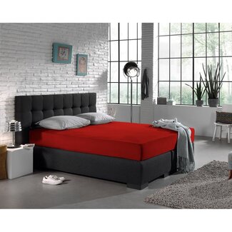 Dreamhouse Hoeslaken - enkel jersey 135gr - rood