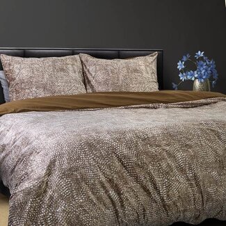 Dreamhouse Velvet dekbedovertrek Aria bruin - signature
