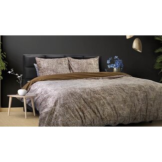Dreamhouse Velvet dekbedovertrek Aria bruin - signature