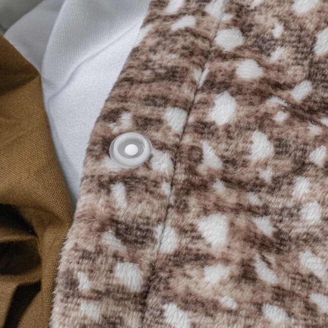 Velvet dekbedovertrek Aria bruin - signature