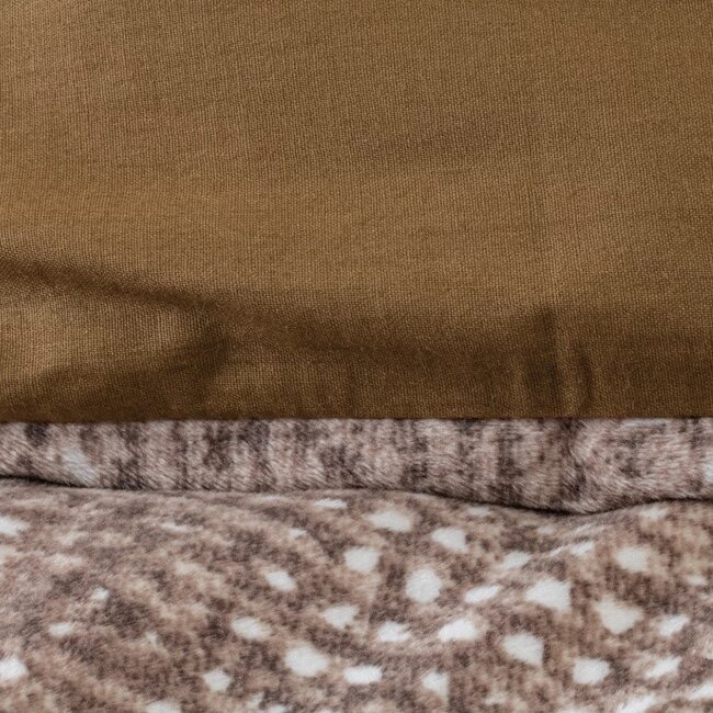 Velvet dekbedovertrek Aria bruin - signature