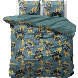 Sleeptime Velvet dekbedovertrek Luipaard Axel - 2-persoons (200x220 + 2st. 60x70cm)