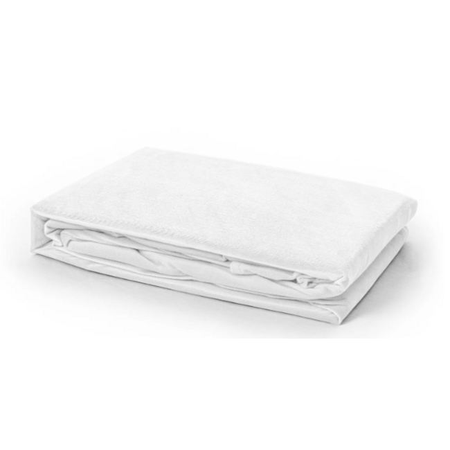 Velvet hoeslaken - wit
