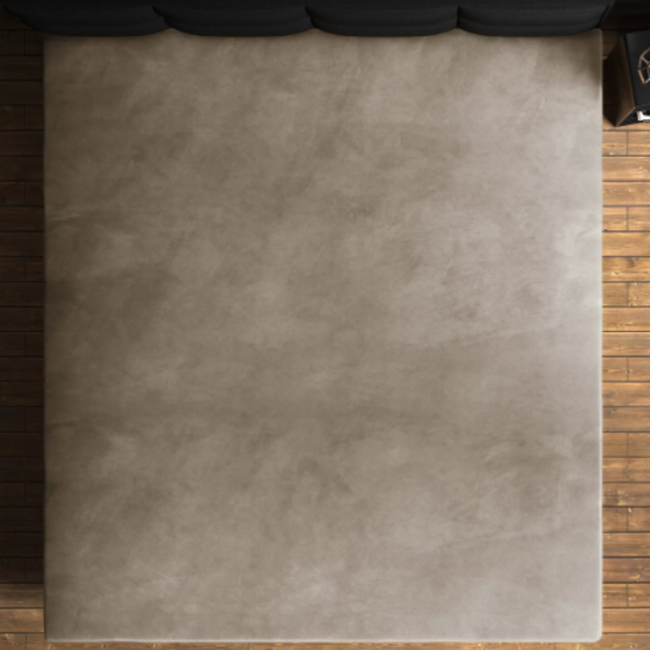 Velvet Hoeslaken - taupe