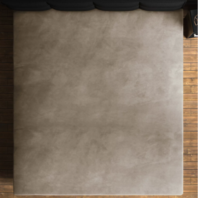 Velvet Hoeslaken - taupe