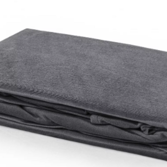 Velvet Hoeslaken - Antraciet