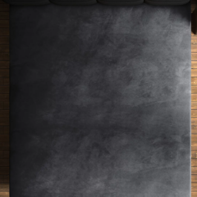 Velvet Hoeslaken - Antraciet