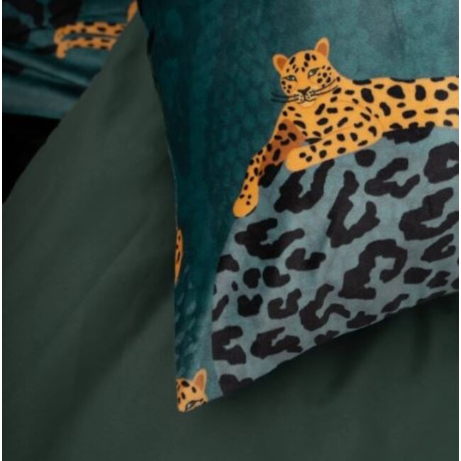 Velvet dekbedovertrek Luipaard Axel - 2-persoons (200x220 + 2st. 60x70cm)