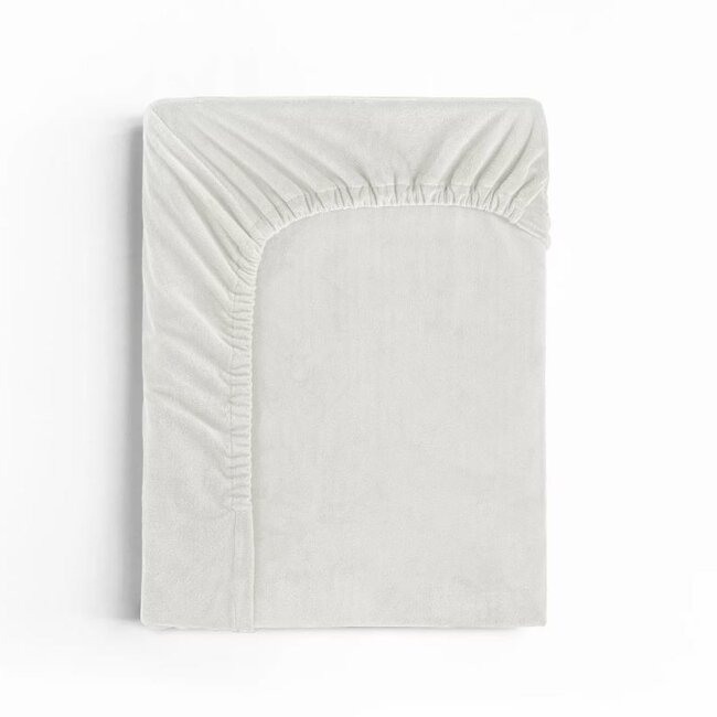 Velvet Hoeslaken - crème