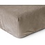 Velvet Hoeslaken - taupe