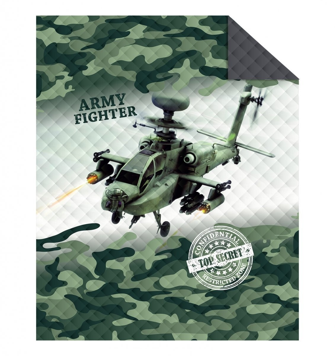 Bedsprei Army Fighter - 170x210 cm