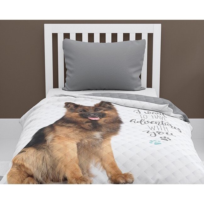 Bedsprei Herdershond - 170x210 cm