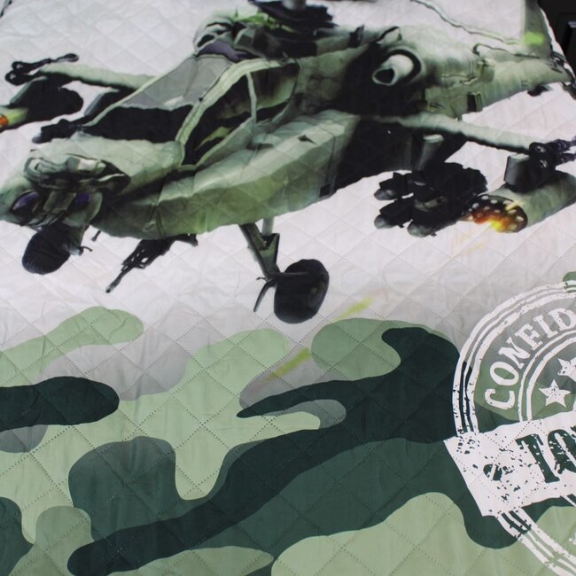 Bedsprei Army Fighter - 170x210 cm