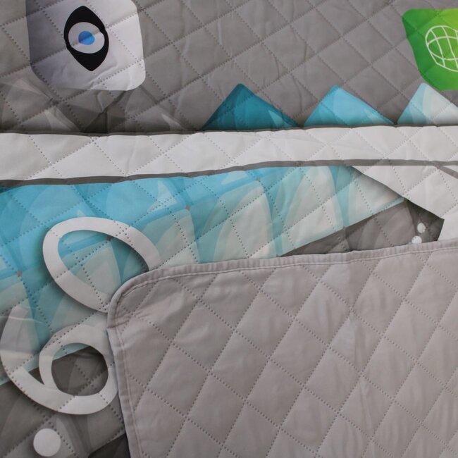 Bedsprei GSM grijs - 170x210 cm